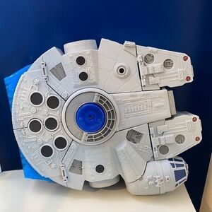 2017 Star Wars Hasbro Playschool Galactic Heroes Millennium Falcon Fighter Ship